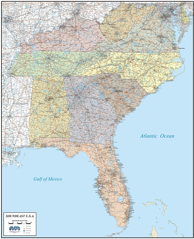 map of southeastern united states with cities wall map of southeast united states southeast market area map map of southeastern united states with cities wall map of southeast united states southeast market area map