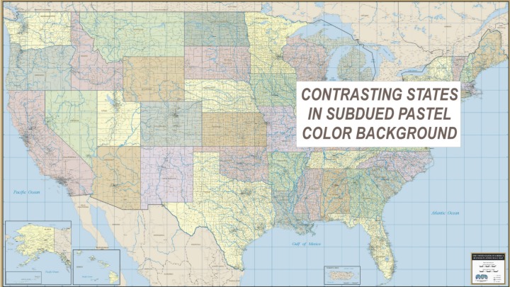 Us Map Detail