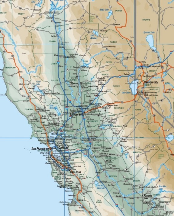 Usa Map Topographical