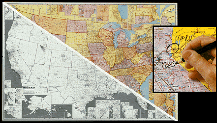 County Town Sales Maps