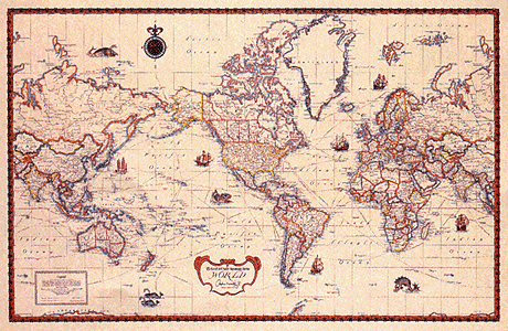 World Map Antique