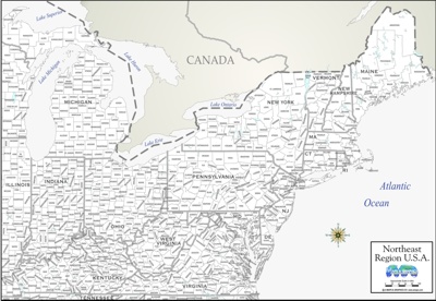 Northeast Maps Download