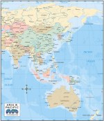 Download printable map of Asia Pacific